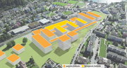 Der Campus an der Technikumstrasse in Horw soll für 333 Millionen Franken ausgebaut werden. (Bild: PD; Bearbeitung: Oliver Marx)