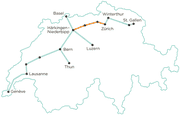Das geplante Netz (Bild: Cargo Sous Terrain).