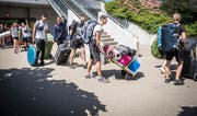Mit Sack und Pack ans Open Air.