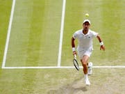 Titelverteidiger Novak Djokovic erreichte in Wimbledon seinen 36. Grand-Slam-Halbfinal (Bild: KEYSTONE/EPA/NIC BOTHMA)