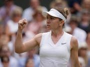 Simona Halep erreichte in Wimbledon ihren fünften Grand-Slam-Final der Karriere (Bild: KEYSTONE/AP/TIM IRELAND)