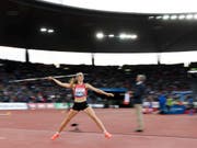 Géraldine Ruckstuhl kürt sich im Siebenkampf zur U23-Europameisterin (Bild: KEYSTONE/JEAN-CHRISTOPHE BOTT)