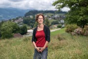 Die neu gewählte Gisela Widmer Reichlin (SP) ist Bauvorsteherin von Adligenswil. (Bild: Pius Amrein, Adligenswil, 16. Juni 2019)