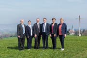 Ferien nur in der sitzungsfreien Zeit: Thurgauer Regierung und der Staatsschreiber. (Bild: PD)