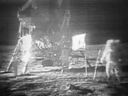 Neil Armstrong ist der erste Mensch auf dem Mond. (Bild: NASA via AP)