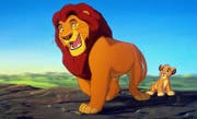 Mufasa und Simba in der Originalfassung von 1994. (Bild: Disney)