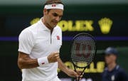 So muss das bei Federer aussehen. (Bild: AP)
