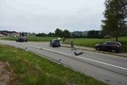 Der Unfall ereignete sich auf der Wilerstrasse zwischen Bütschwil und Lütisburg Station. (Bild: Kapo)