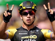 Dylan Groenewegen gewann die 7. Etappe der Tour de France (Bild: KEYSTONE/AP/CHRISTOPHE ENA)