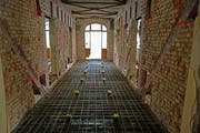 Die historische Bausubstanz im ehemaligen Hotel Europäischer Hof. (Bilder: Philipp Unterschütz, Engelberg, 10. Juli 2019)