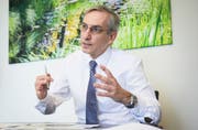 Urs Baumberger blickt optimistisch in die Zukunft des Kantonsspitals Nidwalden.Bild: Jakob Ineichen (Stans, 3. Juli 2019)