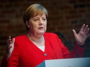 In ihrer wöchentlichen Videobotschaft rief die deutsche Bundeskanzlerin Angela Merkel die Deutschen zum Eintreten gegen Rechtsextremismus auf. (Bild: Keystone/DPA/GREGOR FISCHER)