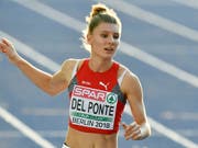 Zweite Medaille für Ajla Del Ponte an der Sommer-Universiade in Neapel: Nach Silber über 100 m gewann die Tessinerin mit der 4x100m-Staffel Gold (Bild: KEYSTONE/WALTER BIERI)
