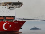 Die EU beschliesst Strafmassnahmen gegen die Türkei wegen der als illegal erachteten Erdgasbohrungen vor Zypern. (Bild: KEYSTONE/AP/LEFTERIS PITARAKIS)
