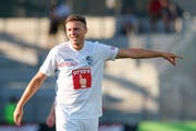 Führungsspieler Idriz Voca: Er ist neu der Stellvertreter von Captain Pascal Schürpf. (Bild: Martin Meienberger/Freshfocus, Biel, 9. Juli 2019)