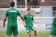Yesilcayir ist bereit im Training beim SC Kriens. (Bild: SC Kriens)