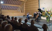 In der Chamau Hünenberg waren unter anderem düstere Werke von Antonín Dvořák und Leoš Janáček zu hören. (Bild: Maria Schmid; 14. Juli 2019)