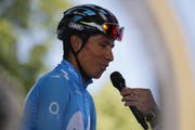 Nairo Quintana - ein potenzieller Herausforderer von Geraint Thomas. (Christoph Ena/Keystone (Albi, 15. Juli 2019))