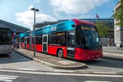 Der E-Bus ohne Fahrleitungen (Bild: Dominik Wunderli)