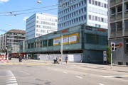 Die Ladenfläche im Neumarkt wird derzeit umgebaut. (Bild: Marlen Hämmerli)