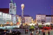 Auch barocken Baustil gibt es in Linz zu bestaunen. Etwa am Hauptplatz. (Bild: zvg)