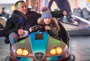 An der Chilbi am Chlausmarkt in Frauenfeld. (Bild: Andrea Stalder)