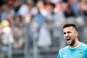 Er ist der Sieger im Kampf um die Nummer 1 beim FC St.Gallen: Dejan Stojanovic. (Bild: Benjamin Manser