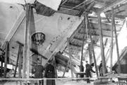 Die eingestürzte Decke des Bürgerbräu-Kellers in München. Bild: Deutsches Bundesarchiv
