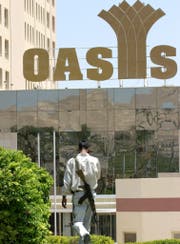 Der Nahostkonflikt zwang das Casino Oasis in Jericho zur Schliessung. (Bild: EPA/Key, Jericho, 18. August 2003)