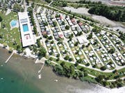 Blick auf den Sarner Seefeldpark mit dem Campingplatz. Bild: PD (19. Juli 2019)