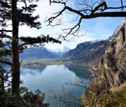 Ein Blick von der Via Urschweiz auf die Reussebene. Bild: PD