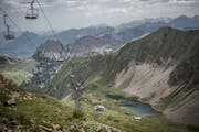 Blick auf den Eisee. (Bild: Pius Amrein, 3. August 2017)