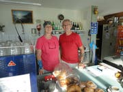Beatrice und Markus Widmer verabschieden sich Ende Saison. (Bild: Ruedi Wechsler; Buochs, 22. Juli 2019)