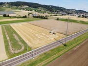 Quer durchs Thurtal soll dereinst die neue Schnellstrasse führen; der Hang des Ottenbergs steht unter Bundesschutz. (Bild: Reto Martin)