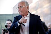 Franz Beckenbauer im April 2019 bei seiner Ankunft in der ‹Hall Of Fame› des deutschen Fussballs in Dortmund. (Bild: EPA/FRIEDEMANN VOGEL)