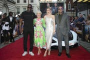 Die Stars von «Fast & Furious: Hobbs & Shaw»: Idris Elba, Helen Mirren, Vanessa Kirby und Jason Staham. (Bild: Joel C Ryan/Keystone)