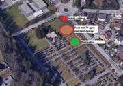Die Aufwertungsmassnahmen beim Friedhof Anderallmend in Kriens. (Bild: PD)