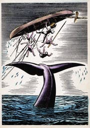 Illustration aus der Novelle «Moby Dick» von Herman Melville. (Bild: Getty)
