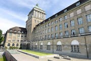 Das Hauptgebäude der Universität Zürich. Bild: Keystone/Walter Bieri.