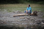 Christian Tschümperlin am Reussdelta. (Bild: Florian Arnold, Flüelen, 25. Juli 2019)