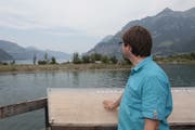 Mein Lieblingsplatz in Uri: Christian Tschümperlin hat sich das Reussdelta ausgesucht. (Bild: Florian Arnold, Flüelen, 25. Juli 2019)