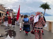 Am Zentralschweizer Tag an der Fête des Vignerons nahmen auch Nüssler aus Schwyz teil. (Bild: PD)