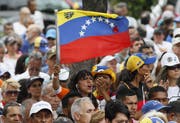 Eine Veranstaltung der venezolanischen Opposition in Caracas. (Bild: Leonardo Fernandez/AP, 23. Juli 2019)