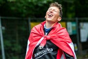 Der Höhepunkt für Daniel Meier und jeden Swissultra-Athleten ist die Freude, die Ziellinie zu durchqueren. (Bild: PD)