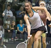 Zügelt nach Spanien: Die Krienserin Ambre Allinckx setzt auf Squash. Bild: Stefan Kleiser (Uster, 17. März 2019)