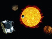 Künstlerische Darstellung des Weltraumteleskops CHEOPS. (Bild: ESA / ATG medialab)
