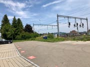 Die neue Sammelstelle wird östlich des Bahnhofgebäudes erstellt. (Bilder: Andrea Häusler)