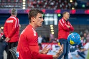 Luzerner Leader der Schweizer Handballer: Andy Schmid. (Bild: Urs Flüeler/Keystone, Zug, 12. Juni 2018)