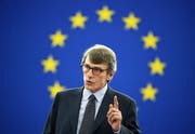 Der 63-jährige Florentiner David-Maria Sassoli. EPA/PATRICK SEEGER (Bild: Patrick Seeger/EPA; Strassburg, 3. Juli 2019)