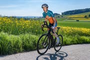 Nicole Reist tritt oft tagelang in die Pedalen. (Bild: Urs Nett/PD)